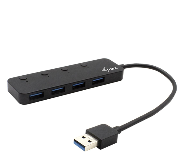 I-TEC USB 3.0 Metal HUB 4x USB 3.0 wyłącznik portów U3CHARGEHUB4 - 733260 - zdjęcie